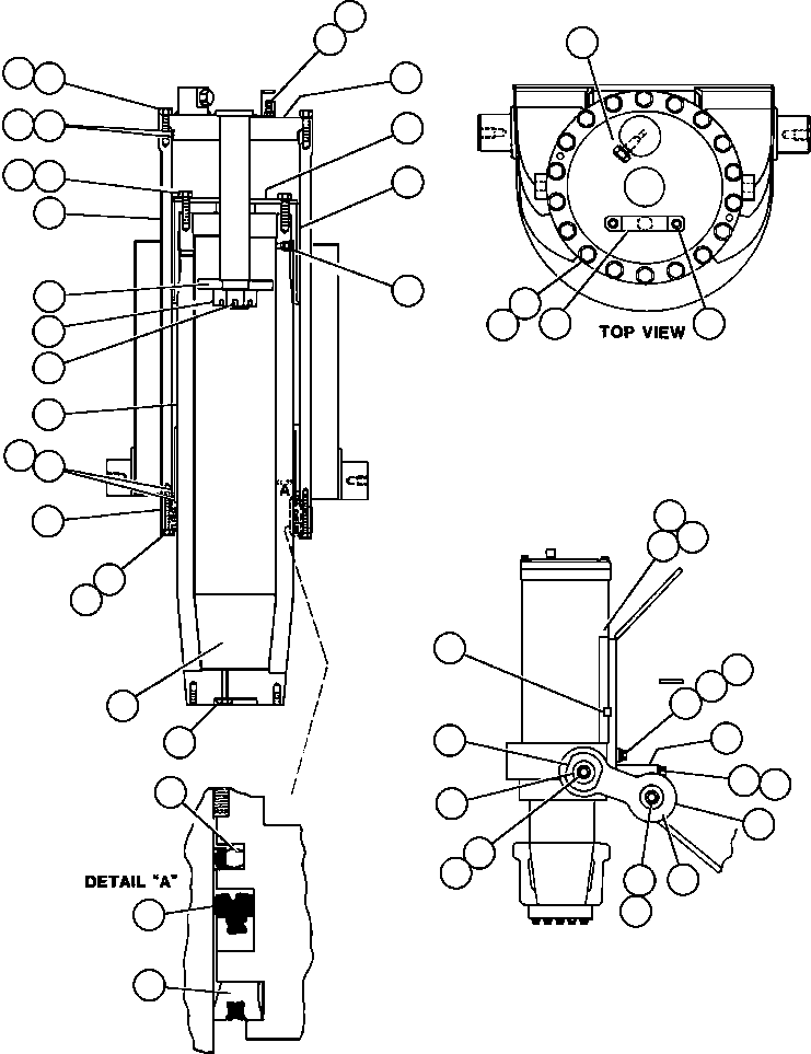 Dump Trucks Komatsu / AFE44-A 510E S/N 31682-3, 31697-9, 31712-8, 31724-5, 31734-5 COAL & ALLIED(AFE44-A) / FRONT SUSPENSION & MOUNTING(060 : 25056)