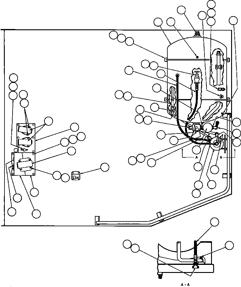 Dump Trucks Komatsu / AFE44-A 510E S/N 31682-3, 31697-9, 31712-8, 31724-5, 31734-5 COAL & ALLIED(AFE44-A) / LEFT DECK PIPING - 2(228 : 25088)