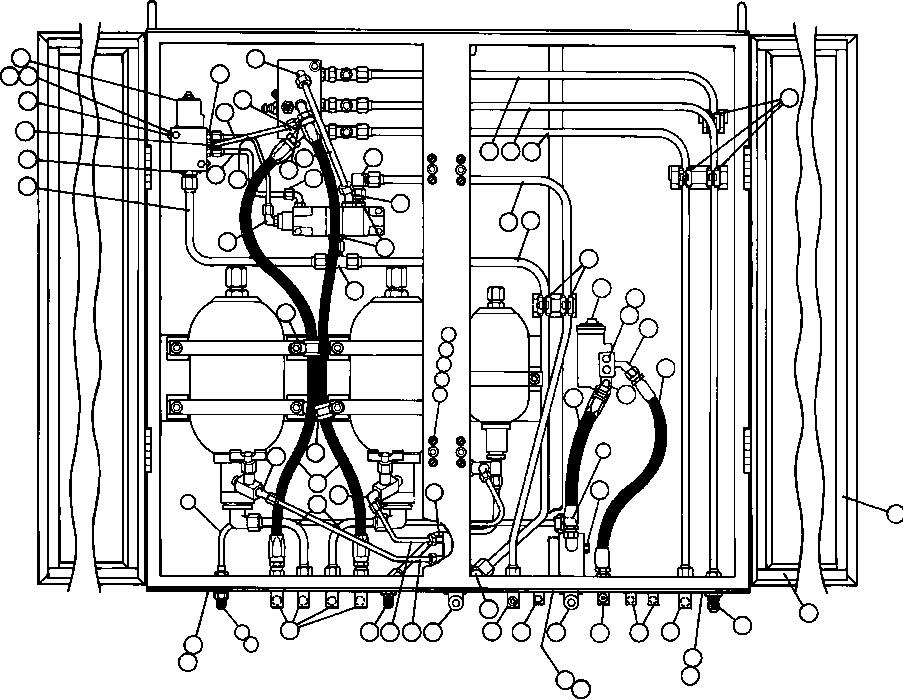 Dump Trucks Komatsu / AFE44-A 510E S/N 31682-3, 31697-9, 31712-8, 31724-5, 31734-5 COAL & ALLIED(AFE44-A) / HYDRAULIC CABINET ASSEMBLY(238 : 20106)