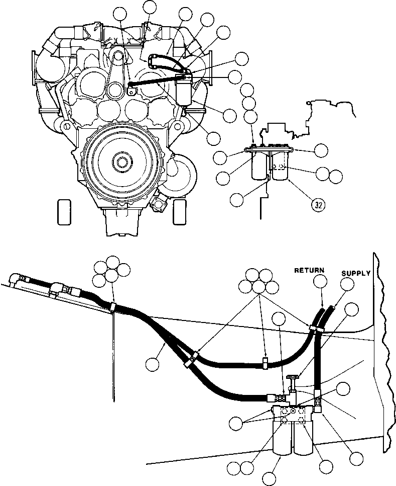 Dump Trucks Komatsu / AFE44-A 510E S/N 31682-3, 31697-9, 31712-8, 31724-5, 31734-5 COAL & ALLIED(AFE44-A) / FUEL SYSTEM PIPING(274 : 25098)