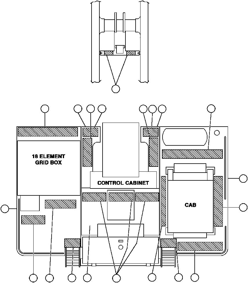 Komatsu parts book diagram for AFE47-AD 730E                SISHEN (A30095 & A30098): DECK SECTIONS & SAFETY WALK