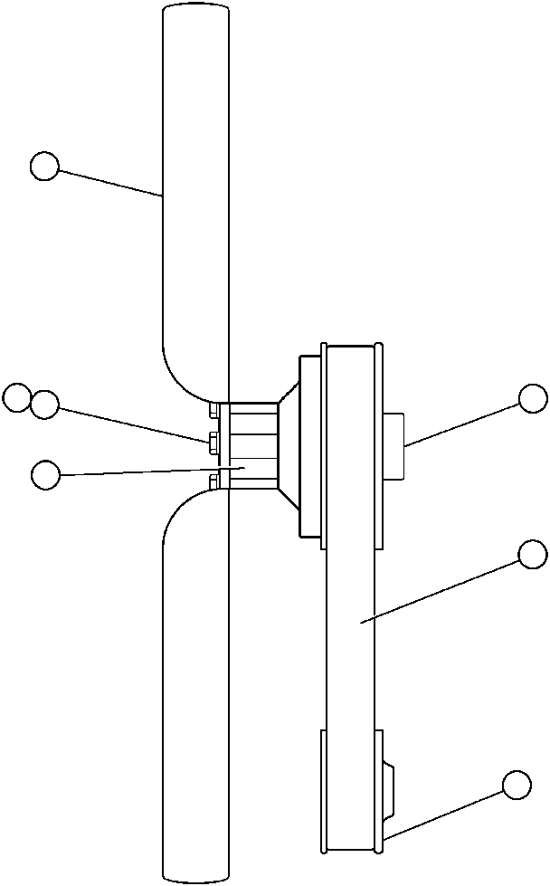 Komatsu parts book diagram for AFE47-AD 730E                SISHEN (A30095 & A30098): FAN & FAN DRIVE