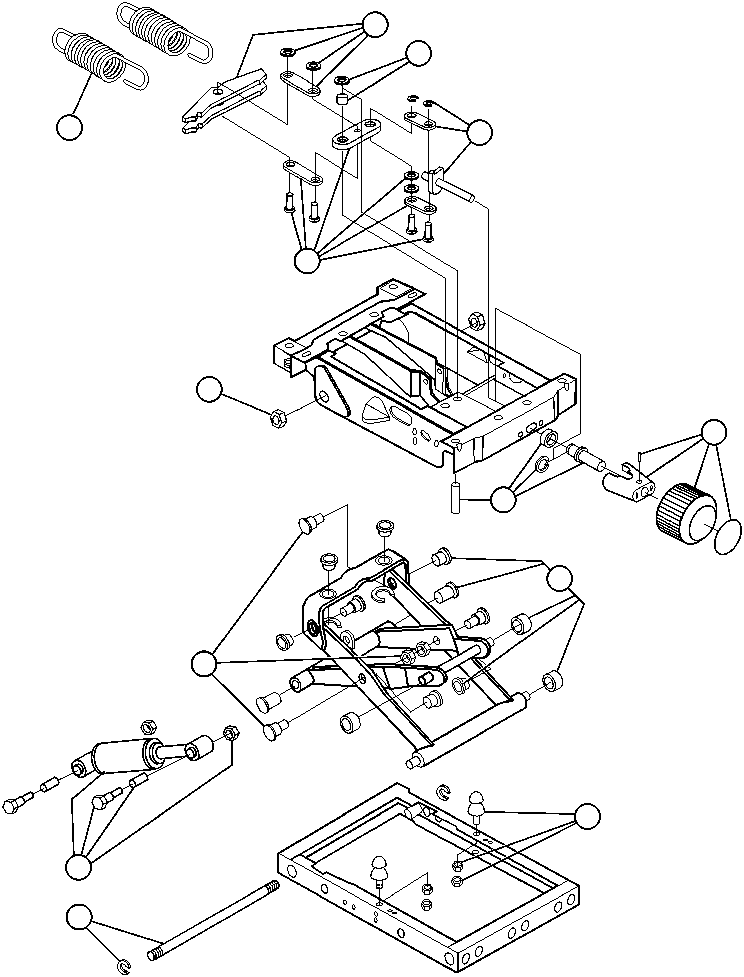 Komatsu parts book diagram for AFE47-AD 730E                SISHEN (A30095 & A30098): OPERATOR'S SEAT ASSEMBLY - 4 (PB9771)