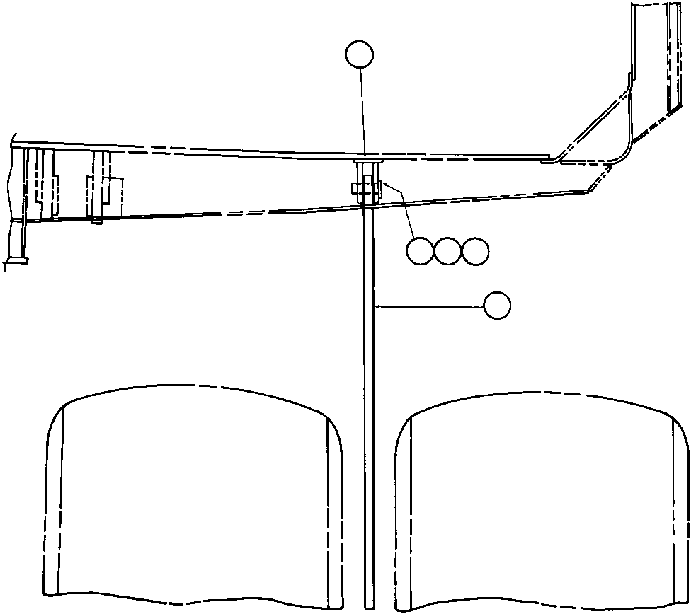 Komatsu parts book diagram for AFE47-AD 730E                SISHEN (A30095 & A30098): ROCK EJECTORS INSTALLATION