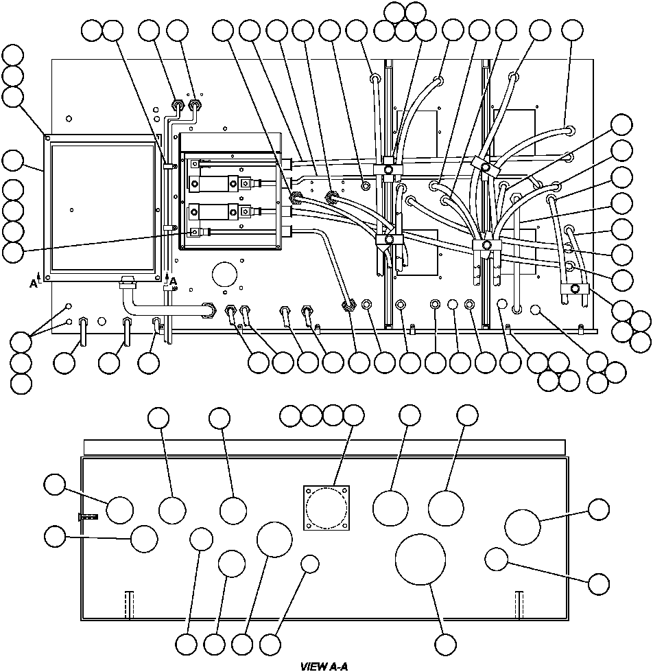 Dump Trucks Komatsu / AFE47-AD 730E                SISHEN (A30095 & A30098)(AFE47-AD) / CONTROL CABINET WIRING - REAR(188 : 55337)