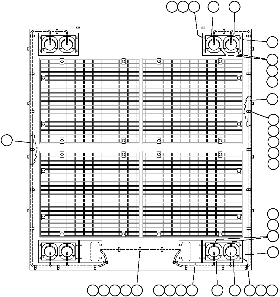 Komatsu parts book diagram for AFE47-AD 730E                SISHEN (A30095 & A30098): HEADLIGHTS INSTALLATION