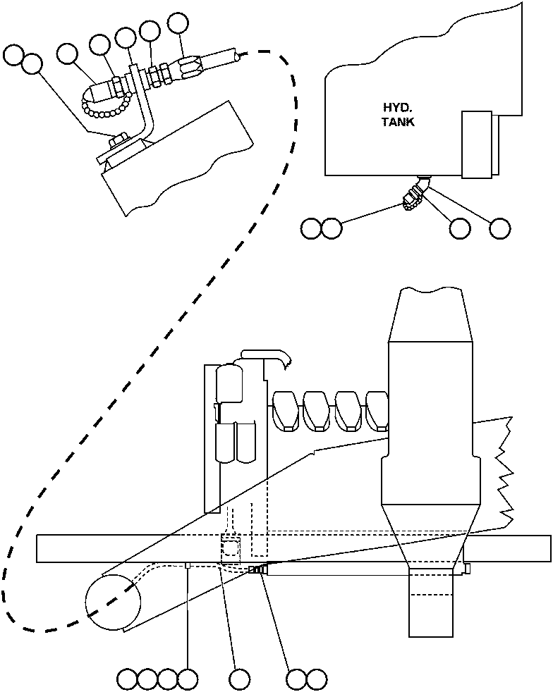 Komatsu parts book diagram for AFE47-AD 730E                SISHEN (A30095 & A30098): FAST LUBE OIL CHANGE (EH3759)