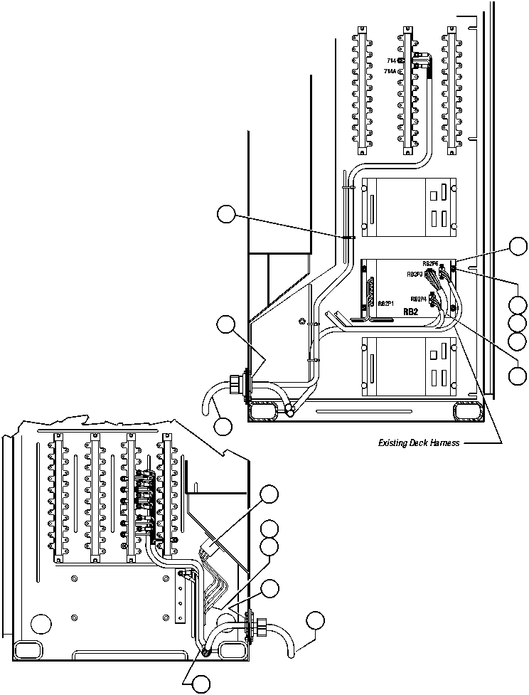 Komatsu parts book diagram for AFE47-AD 730E                SISHEN (A30095 & A30098): PAYLOAD METER SYSTEM - 1