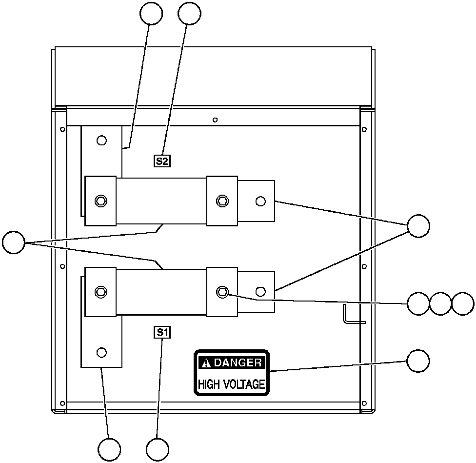 Komatsu parts book diagram for AFE47-AD 730E                SISHEN (A30095 & A30098): SHUNT 1 & 2 BOX