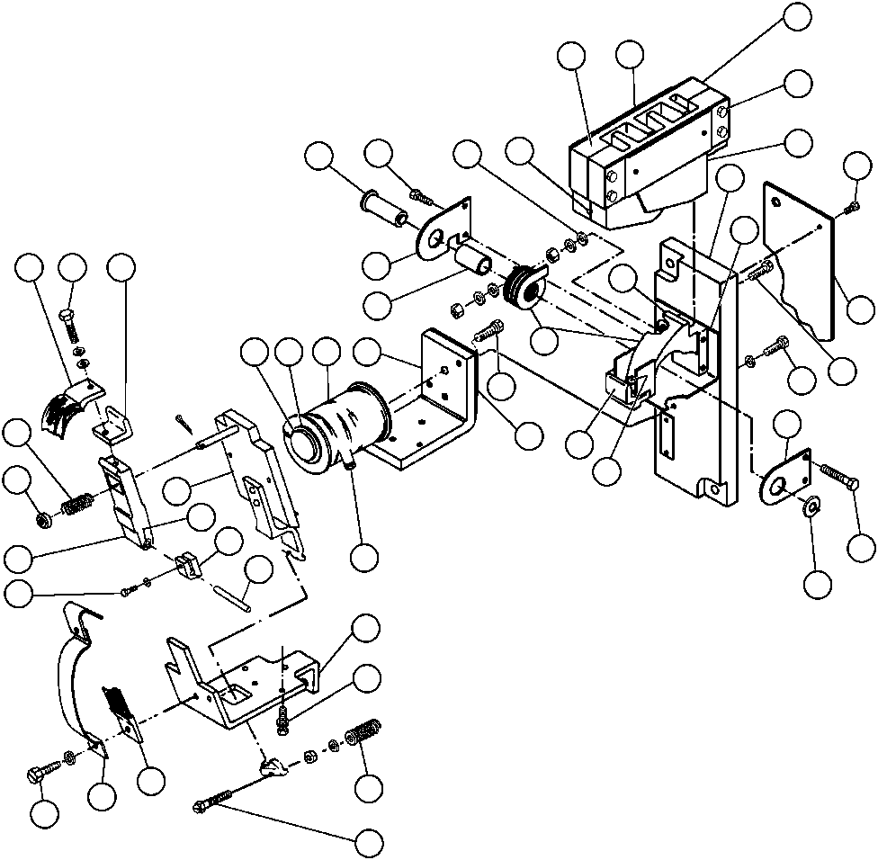 Komatsu parts book diagram for AFE47-AD 730E                SISHEN (A30095 & A30098): CONTACTOR - GIC (VS8196)
