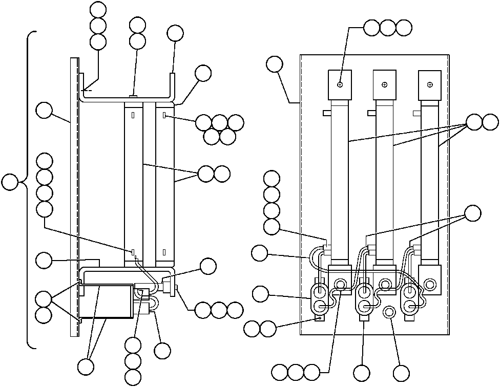 Komatsu parts book diagram for AFE47-AD 730E                SISHEN (A30095 & A30098): PANEL - FILTER (PB5066)