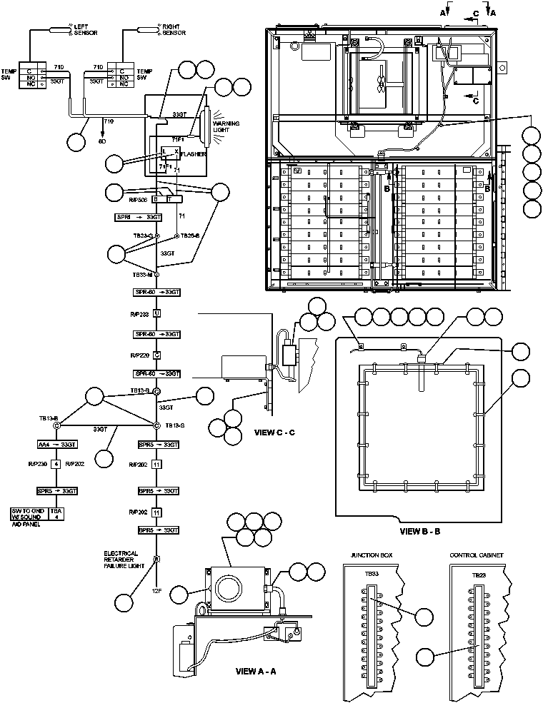 Dump Trucks Komatsu / AFE47-AD 730E                SISHEN (A30095 & A30098)(AFE47-AD) / GRID TEMP/BLOWER LOSS INDICATOR LIGHT(514 : 55343)