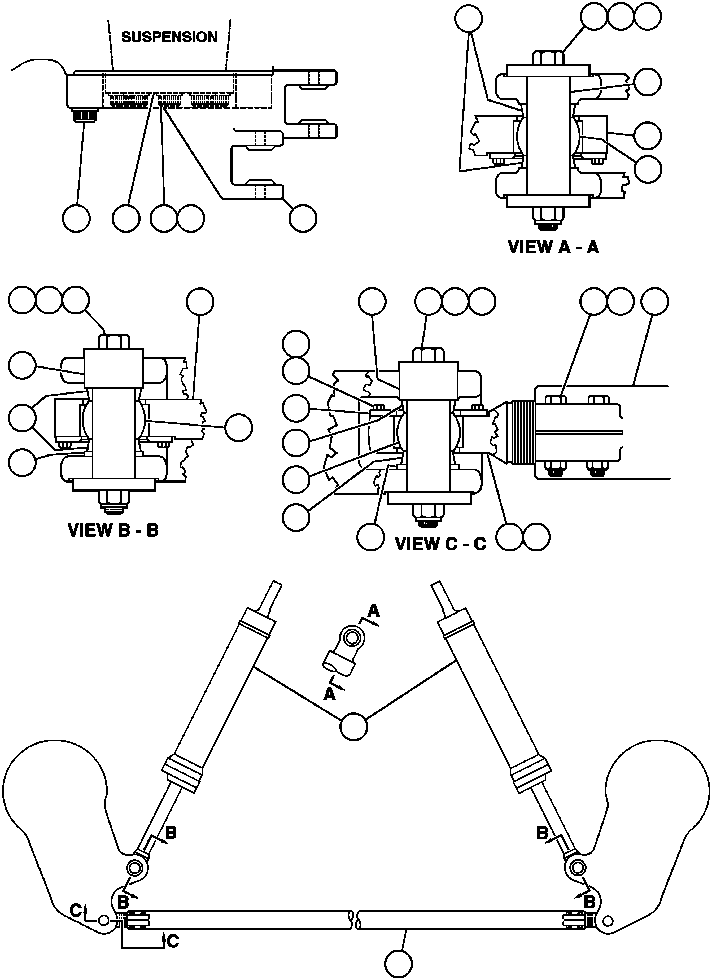 Dump Trucks Komatsu / AFE47-AE 730E                 ISCOR SISHEN (A30099-A30101 & A30106-A30108)(AFE47-AE) / STEERING ARMS & LINKAGE(100 : 55012)