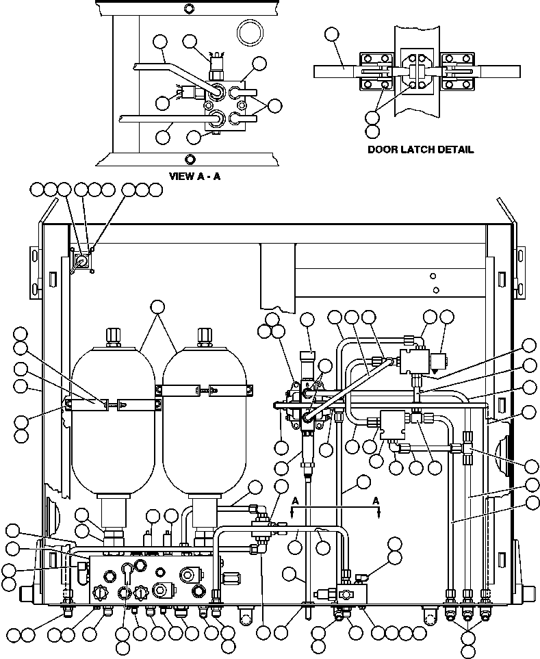 Dump Trucks Komatsu / AFE47-BK 730E S/N A30201-A30202, A30205-A30207 & A30210-A30211 ATB(AFE47-BK) / BRAKE CABINET ASSEMBLY - 1(216 : 55459)