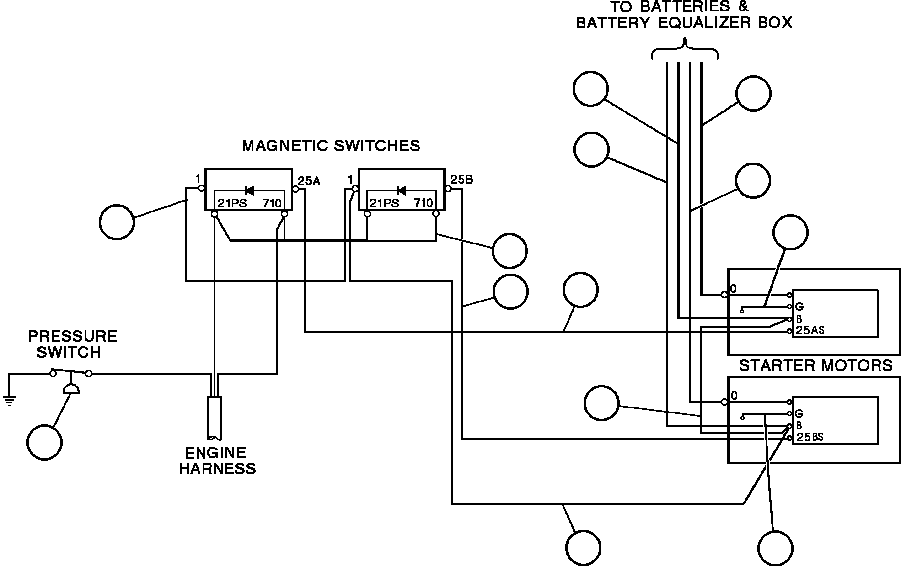 Dump Trucks Komatsu / AFE47-BK 730E S/N A30201-A30202, A30205-A30207 & A30210-A30211 ATB(AFE47-BK) / ELECTRIC START WIRING - 8(294 : 55463)