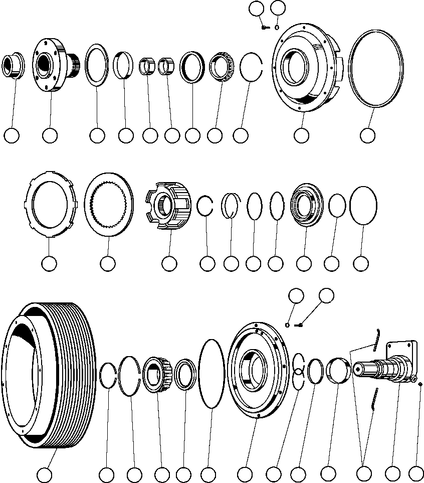 Dump Trucks Komatsu / AFE47-BS 730E S/N A30220-A30224   PAMA(AFE47-BS) / VARIABLE SPEED FAN CLUTCH (AK1940)(052 : 15243)