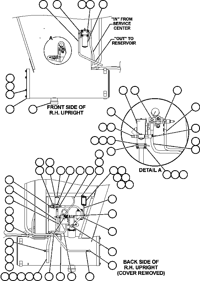 Komatsu parts book diagram for AFE47-BS 730E S/N A30220-A30224   PAMA: AUTOMATIC LUBRICATION SYSTEM - 1
