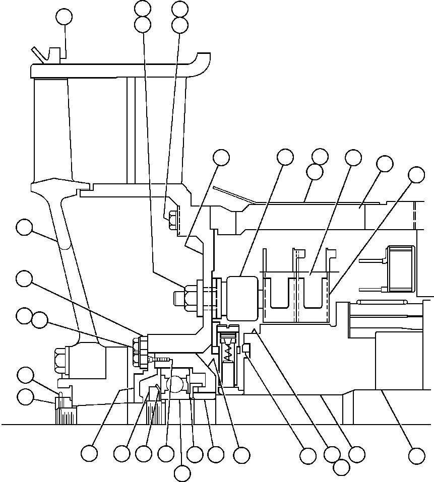 Komatsu parts book diagram for AFE47-BS 730E S/N A30220-A30224   PAMA: BLOWER UNIT (PB9278)
