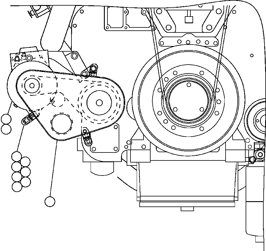Komatsu parts book diagram for AFE47-BV 730E S/N A30229, A30231, A30236-A30237    CVG: BATTERY CHARGING ALTERNATOR INSTL