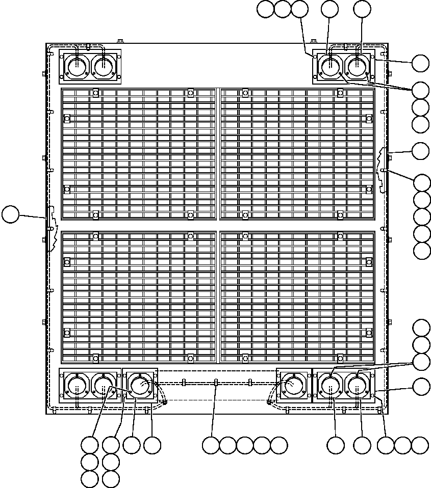 Komatsu parts book diagram for AFE47-BV 730E S/N A30229, A30231, A30236-A30237    CVG: HEADLIGHTS / FOGLIGHTS INSTALLATION