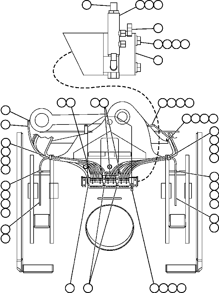 Komatsu parts book diagram for AFE47-BV 730E S/N A30229, A30231, A30236-A30237    CVG: AUTOMATIC LUBRICATION SYSTEM - 4