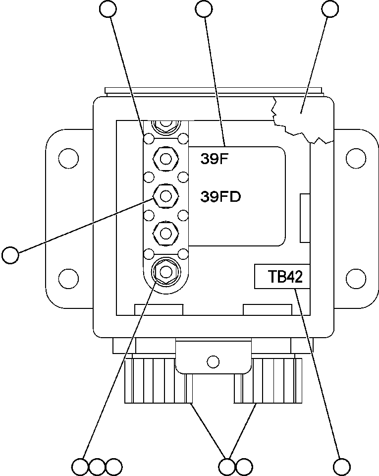 Komatsu parts book diagram for AFE47-BV 730E S/N A30229, A30231, A30236-A30237    CVG: JUNCTION BOX ASSEMBLY - L.H. (EK1722)