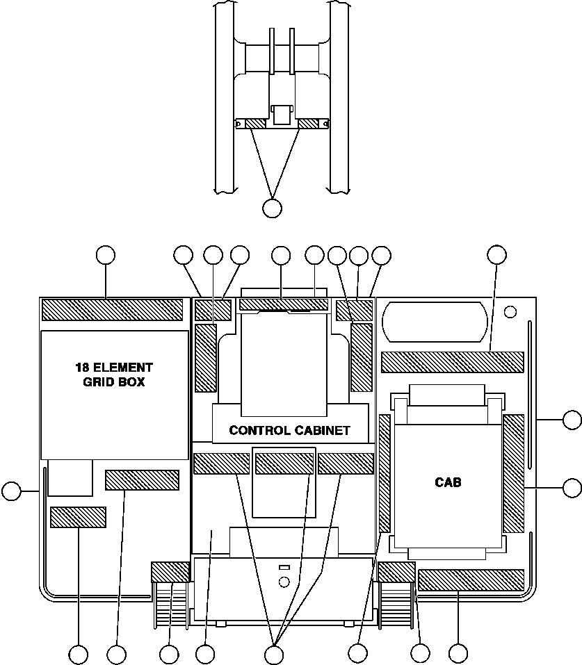 Komatsu parts book diagram for AFE47-BZ 730E  S/N A30246-A30256  HAMMERSLEY IRON: DECK SECTIONS & SAFETY WALKS