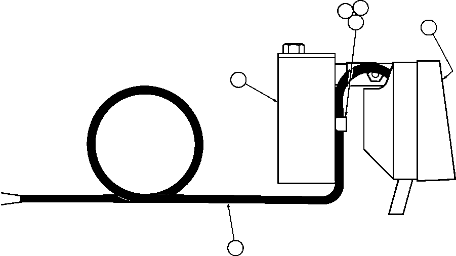 Komatsu parts book diagram for AFE47-BZ 730E  S/N A30246-A30256  HAMMERSLEY IRON: AXLE HOUSING PORTABLE LIGHT (EK2368)