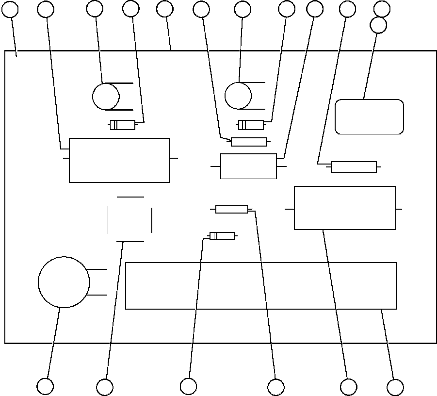 Komatsu parts book diagram for AFE47-BZ 730E  S/N A30246-A30256  HAMMERSLEY IRON: PANEL - F.D.P. (VE6113)