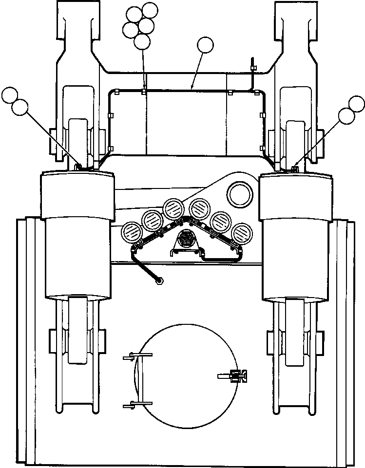 Komatsu parts book diagram for AFE47-CA 730E S/N A30257 & A30260  FOSCOR: TWO-SPEED RETARDING INSTALLATION