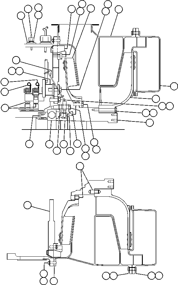 Komatsu parts book diagram for AFE47-CA 730E S/N A30257 & A30260  FOSCOR: ALTERNATOR - 22M2 - 1