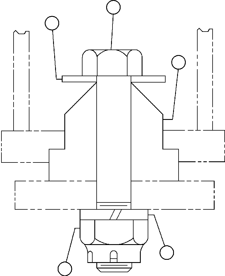Komatsu parts book diagram for AFE47-CA 730E S/N A30257 & A30260  FOSCOR: BLOWER UNIT - 5