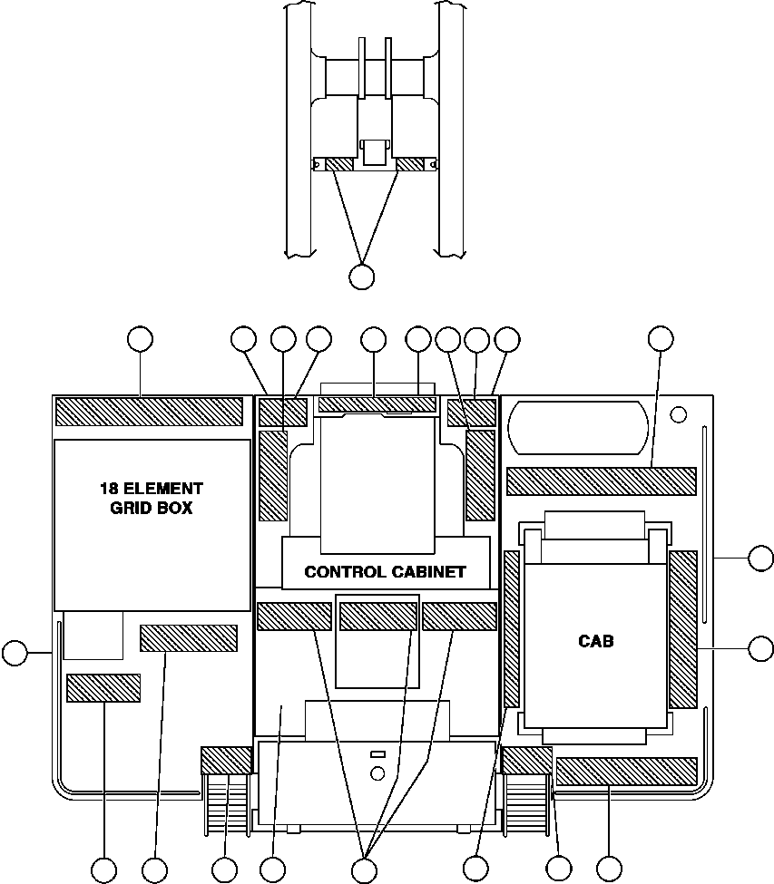 Komatsu parts book diagram for AFE47-CM 730E S/N A30310 & A30312-A30317  A.T. MASSEY: DECK SECTIONS & SAFETY WALKS
