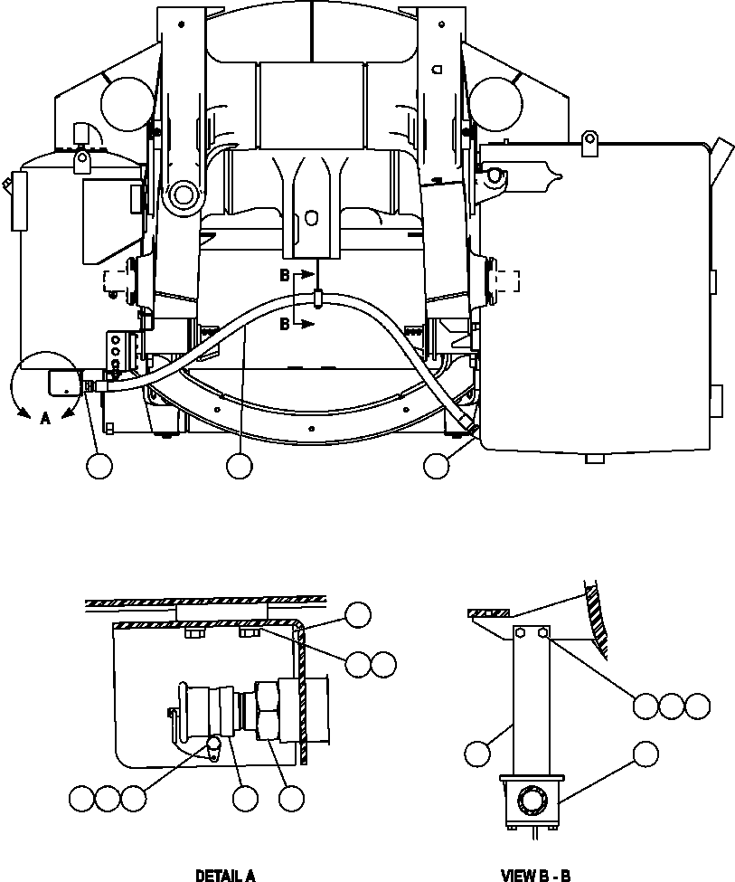 Komatsu parts book diagram for AFE47-CM 730E S/N A30310 & A30312-A30317  A.T. MASSEY: WIGGINS QUICK FUEL - L.H.