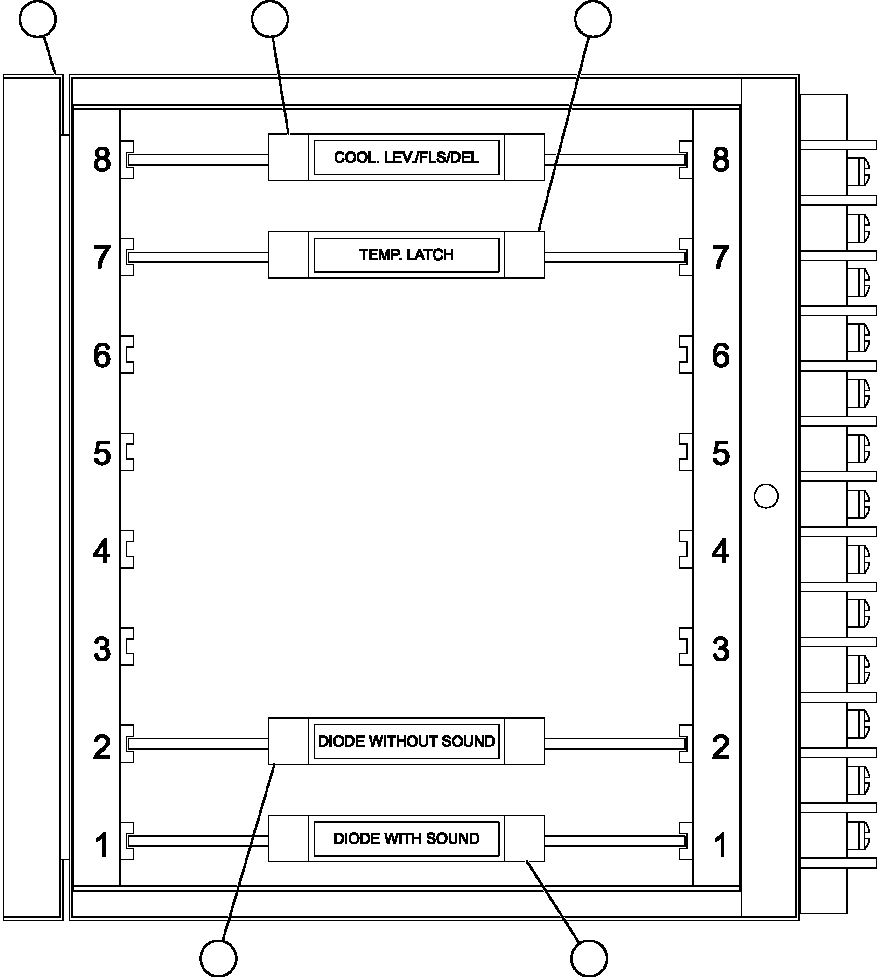 Komatsu parts book diagram for AFE47-CM 730E S/N A30310 & A30312-A30317  A.T. MASSEY: A.I.D. MODULE ASSEMBLY (PC1810)