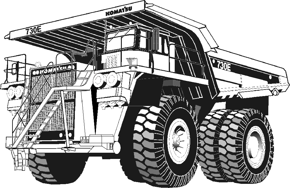 Dump Trucks Komatsu / AFE47-DE 730E S/N A30367-A30369  PEABODY COAL - BLACK BEAUTY(AFE47-DE)