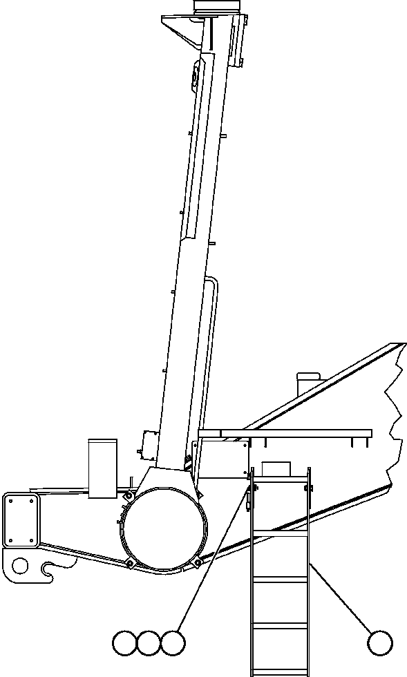 Komatsu parts book diagram for AFE47-DH 730E S/N A30375             ALCOA: ACCESS LADDERS INSTALLATION
