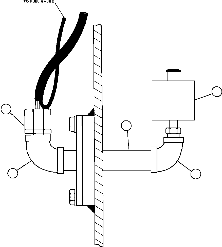 Komatsu parts book diagram for AFE47-DH 730E S/N A30375             ALCOA: LOW FUEL WARNING