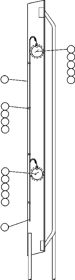 Komatsu parts book diagram for AFE47-DH 730E S/N A30375             ALCOA: R.H. LADDER ASSEMBLY