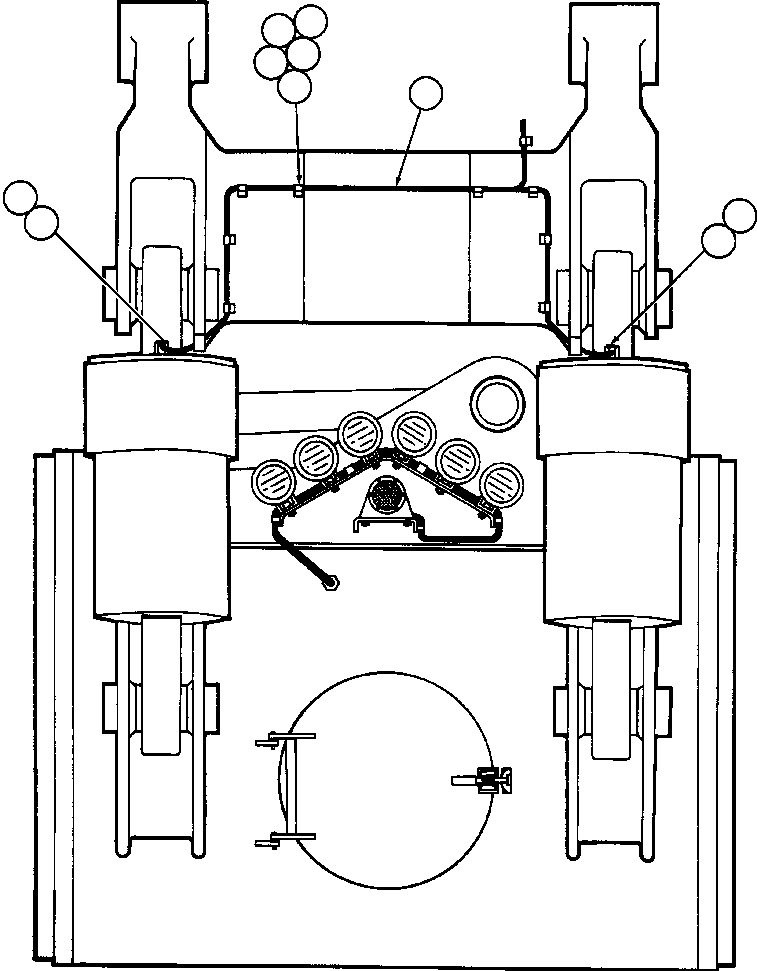 Komatsu parts book diagram for AFE47-DH 730E S/N A30375             ALCOA: TWO-SPEED RETARDING INSTALLATION