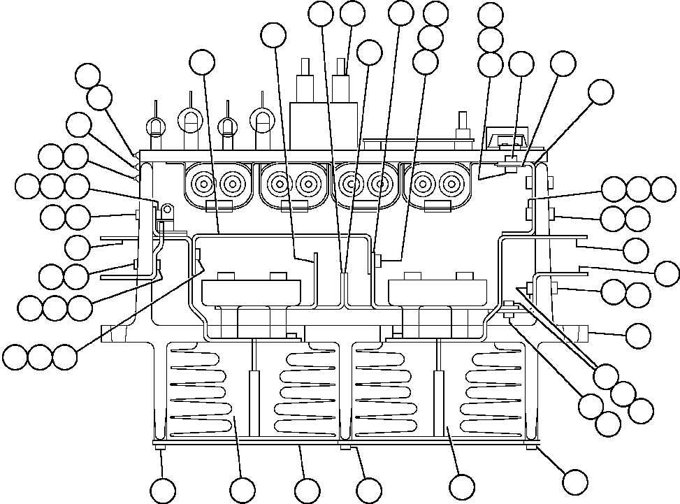 Komatsu parts book diagram for AFE47-DH 730E S/N A30375             ALCOA: PANEL - A.F.S.E. - 1 (PB8838)
