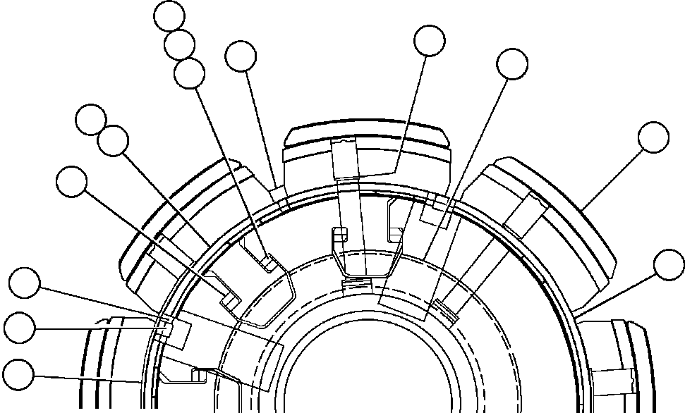 Komatsu parts book diagram for AFE47-DH 730E S/N A30375             ALCOA: ALTERNATOR - 22M2 - 2 (PB9266)