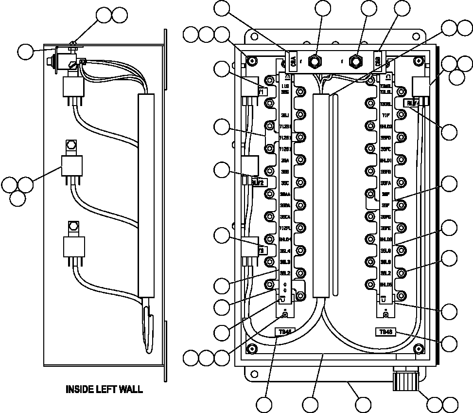 Dump Trucks Komatsu / AFE47-DQ 730E S/N A30400-A30401             Komatsu Australia(AFE47-DQ) / JUNCTION BOX ASSEMBLY - PLM III (EL4788)(398 : 55739)
