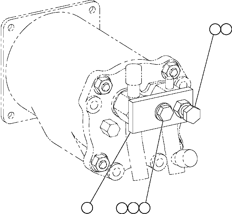 Komatsu parts book diagram for AFE47-DW 730E S/N A30410-A30411 & A30417               LOMAS BAYAS: ADJUSTABLE HOLD-DOWN ASSEMBLY (EJ1087)
