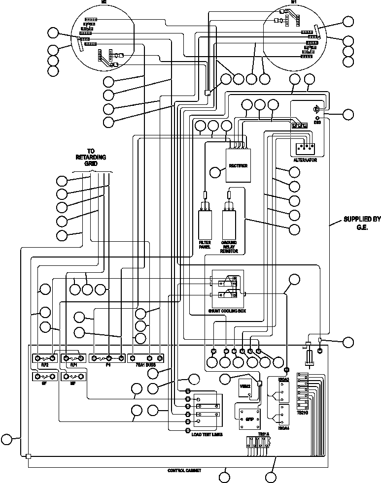 Komatsu parts book diagram for AFE47-DW 730E S/N A30410-A30411 & A30417               LOMAS BAYAS: ELECTRIC POWER COMPONENTS WIRING