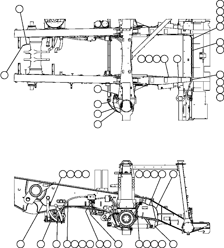 Komatsu parts book diagram for AFE47-DW 730E S/N A30410-A30411 & A30417               LOMAS BAYAS: AUTOMATIC LUBRICATION SYSTEM - 2