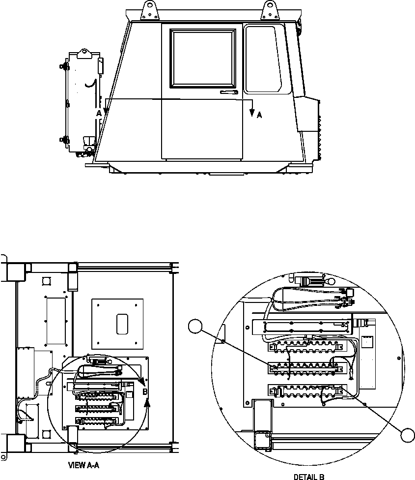 Dump Trucks Komatsu / AFE47-EA 730E S/N A30427 & A30428      OCP(AFE47-EA) / VHMS - CAB INSTALLATION - 1(266 : 55865)