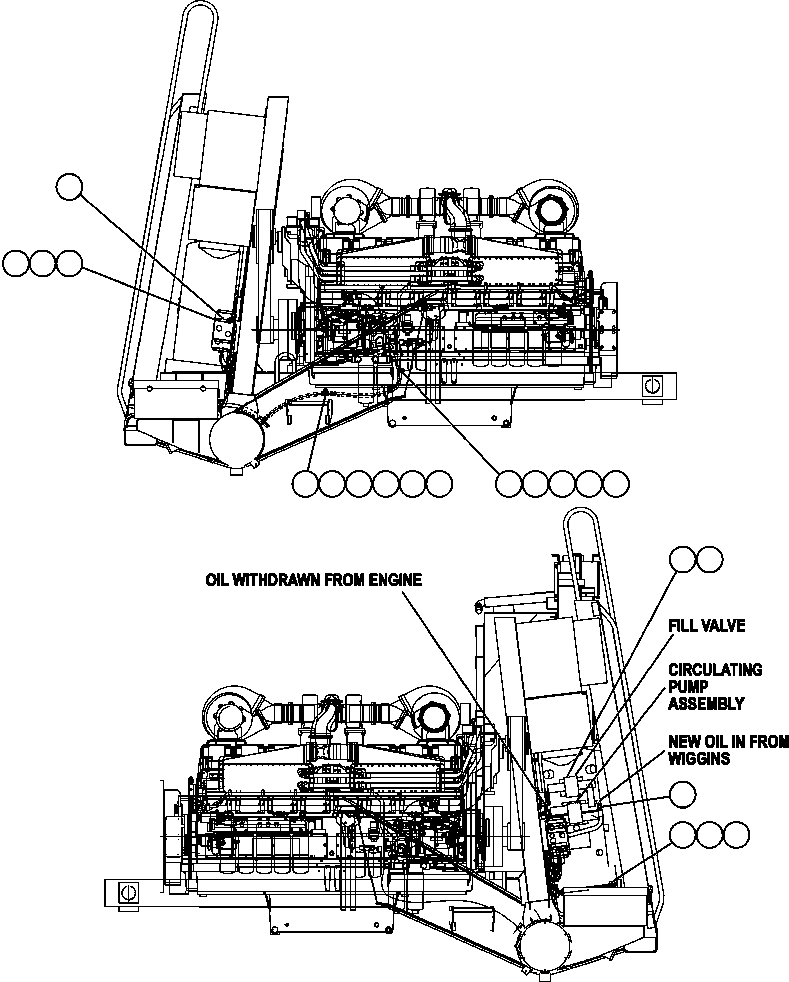 Dump Trucks Komatsu / AFE47-EA 730E S/N A30427 & A30428      OCP(AFE47-EA) / ENGINE OIL RESERVE SYSTEM - 2(478 : 55662)