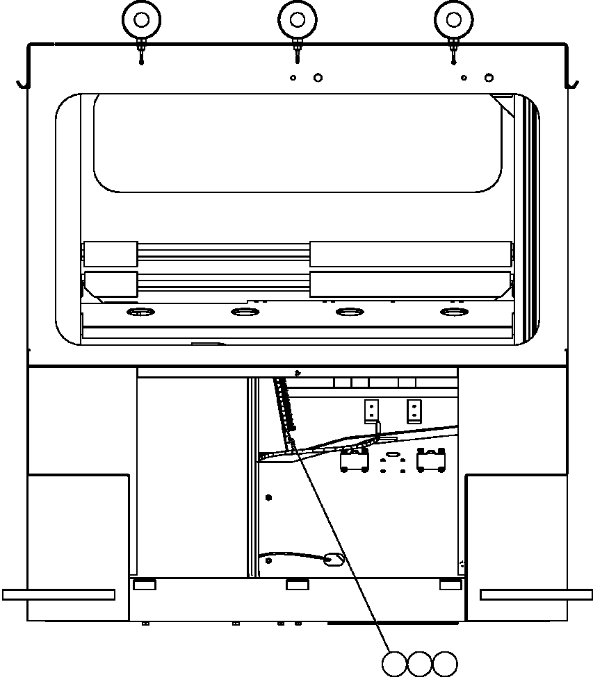 Komatsu parts book diagram for AFE47-EC 730E S/N A30434-A30436, A30438-A30439       KAL: CAB ELECTRICAL COMPONENTS