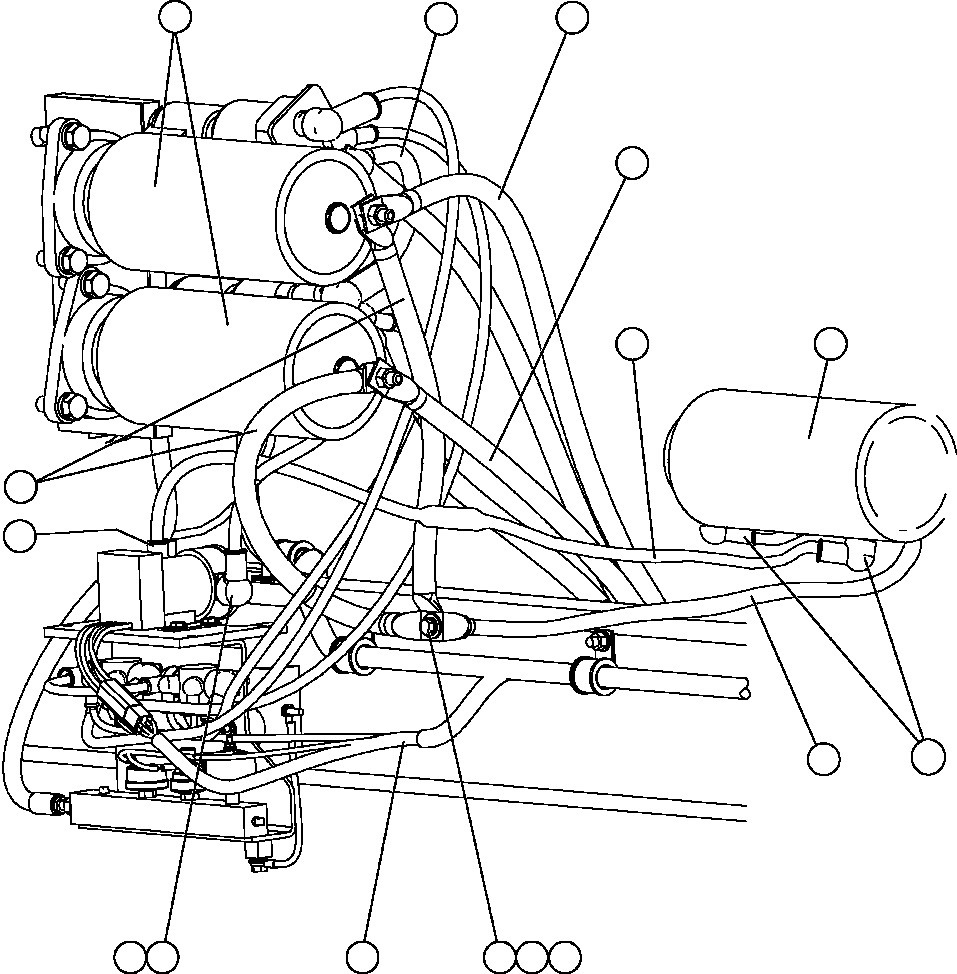 Komatsu parts book diagram for AFE47-EC 730E S/N A30434-A30436, A30438-A30439       KAL: ELECTRIC START INSTALLATION